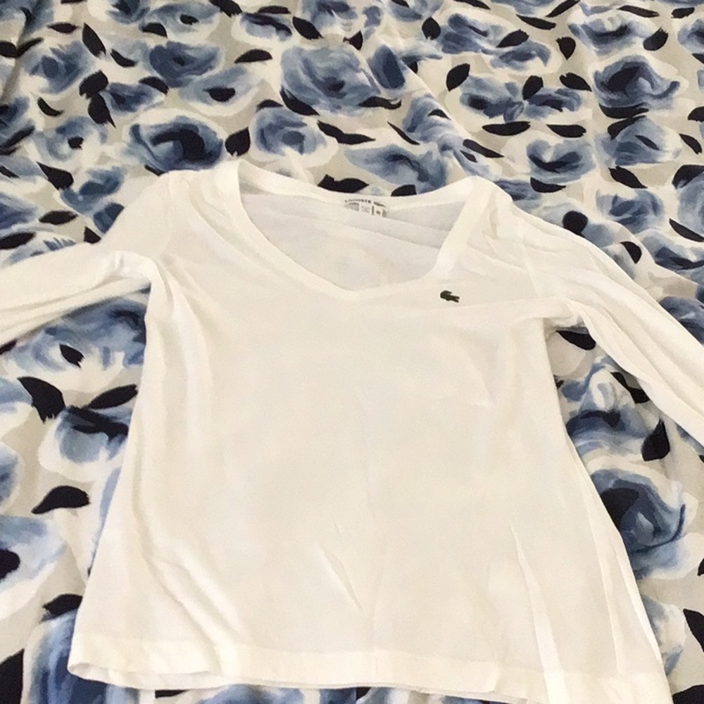 Lacoste Womens white shirt